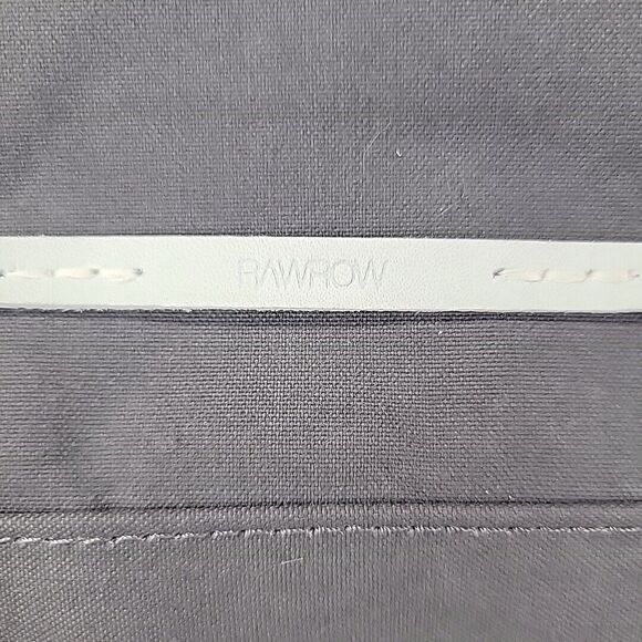 Rawrow Back Pack 222 Waxed Cotna 15" Gray Waterproof Laptop Commute Travel - Picture 2 of 9